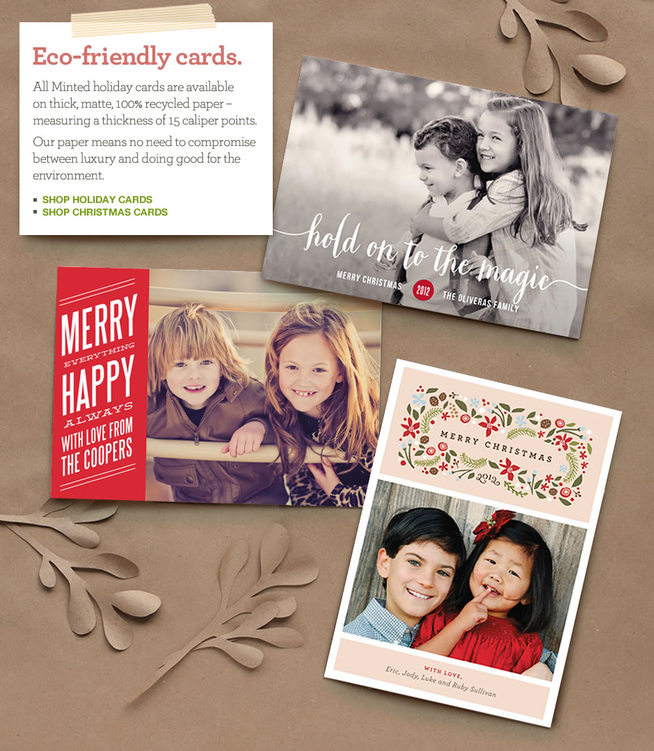 Eco-friendly Holiday Cards