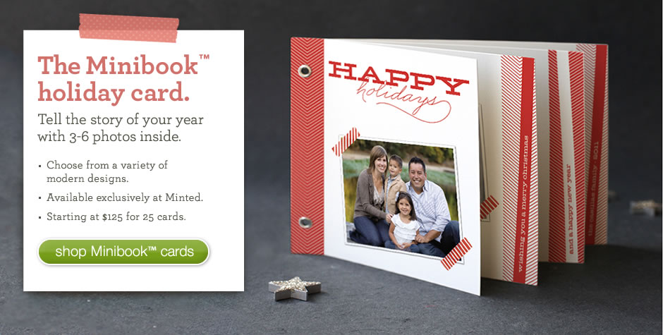 Holiday Minibook Cards