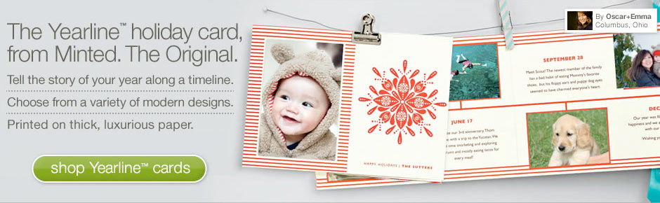 Holiday Yearline Cards