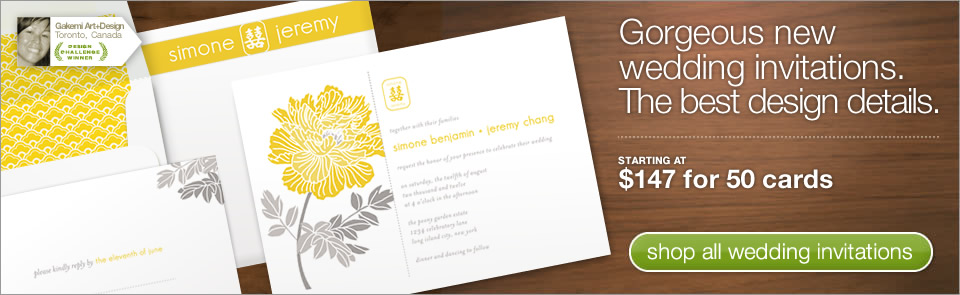 unique wedding invitations