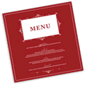 holiday menu cards