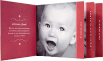 holiday minibook cards