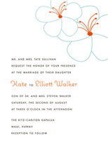 Hibiscus Wedding Invitations, by Blonde