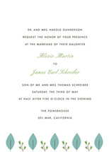 Leaf Wedding Invitations, by Blonde