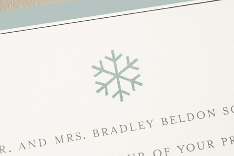 Snowflake Invitation