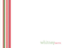 Laguna Stripe Personalized Stationery, by Blonde