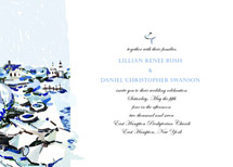 Villa Wedding Invitations, by Cat Seto