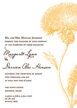 Botanical Bijoux Wedding Invitations, by CECI New York