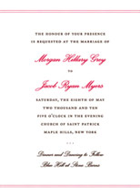 Classic Tastemaker Wedding Invitations, by CECI New York