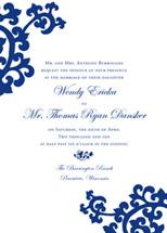 Decorative Orientalia Wedding Invitations, by CECI New York