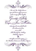 Vintage Mademoiselle Wedding Invitations, by CECI New York
