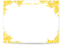 Blooming Border - Duplex Personalized Stationery, by Cheree Berry