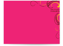 Wonka Swirl - Duplex Personalized Stationery, by Cheree Berry