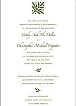 Beaulieu Wedding Invitations, by Dauphine Press