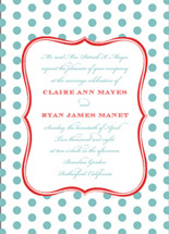 Dotti Wedding Invitations, by Dauphine Press