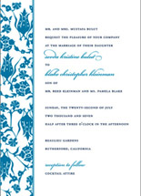 Tulip Tapestry Wedding Invitations, by Dauphine Press