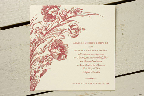 Tulipa Wedding Invitations