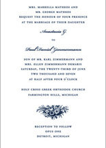 Victoria Wedding Invitations, by Dauphine Press