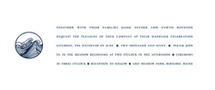 Wave Wedding Invitations, by Dauphine Press