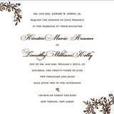 Zinfindel Wedding Invitations, by Dauphine Press