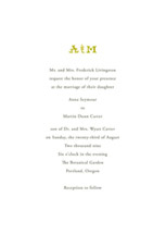 Arboretum Wedding Invitations, by Egg Press