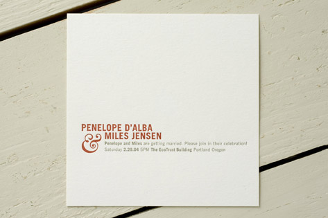 Esquire Wedding Invitations