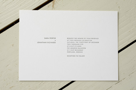 Manhattan Wedding Invitations