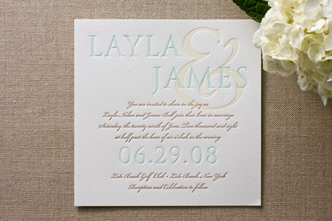 Ampersand Wedding Invitations