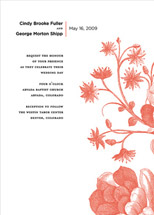 Botanical Drawing Wedding Invitations, by The Happy Envelope