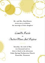 Celebration Circles Wedding Invitations, by The Happy Envelope