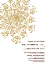 Queen Anne's Lace Wedding Invitations, by The Happy Envelope
