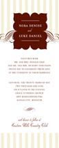 Whimsical Stripes Wedding Invitations, by The Happy Envelope