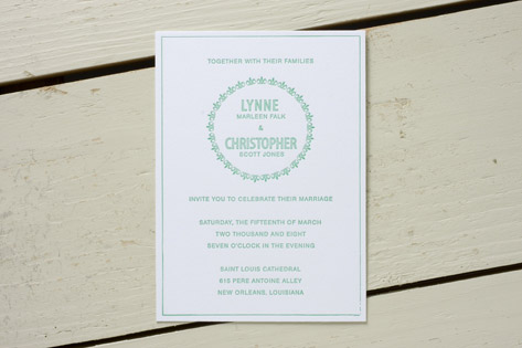 Ballentine Wedding Invitations