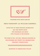 Bedford Wedding Invitations, by Mr. Boddington's Studio