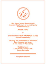 Harrison Wedding Invitations, by Mr. Boddington's Studio
