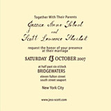 Lyon Wedding Invitations, by Mr. Boddington's Studio