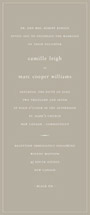 Camille Wedding Invitations, by Mia Carta