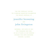 Jennifer Wedding Invitations, by Mia Carta