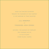 Jill Wedding Invitations, by Mia Carta