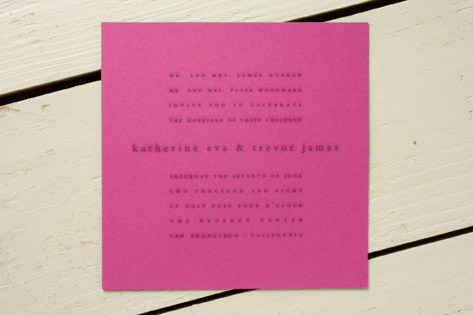 Katherine Wedding Invitations