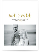 MR. AND MRS. Wedding Announcements