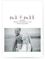 MR. AND MRS. Wedding Announcements