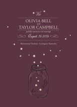 fireflies Wedding Announcements