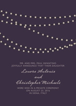 Midnight Vineyard Wedding Announcements