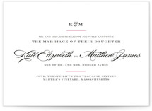 Charming Go Lightly Wedding Announcements