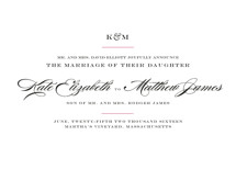 Charming Go Lightly Wedding Announcements