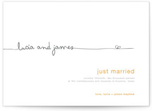 The Happy Couple Wedding Announcements