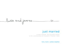 The Happy Couple Wedding Announcements