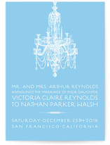 Chandelier Wedding Announcements
