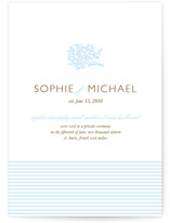 Coral Wedding Announcements